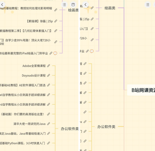 B 站课程大全汇总