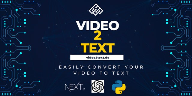 Video2Text - Transcribe Videos easily with OpenAI-视频提取文本