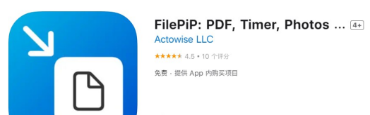 IOS内购限免-FilePiP-画中画显示