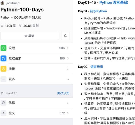 Python - 100天从新手到大师