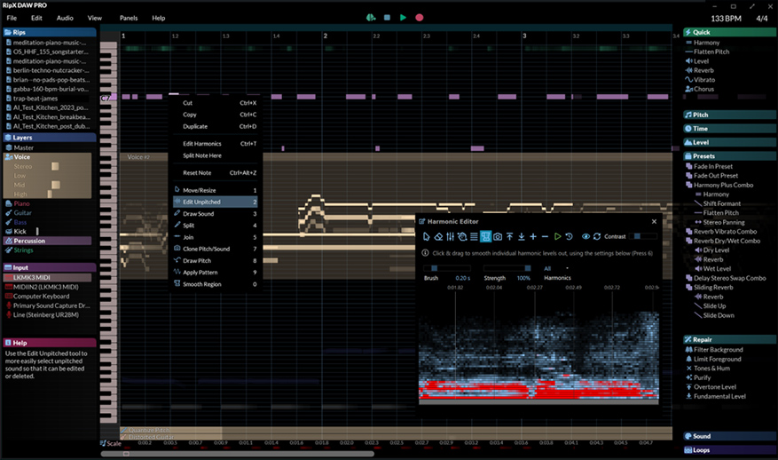 AI音频提取 Hit'n'Mix RipX DAW PRO v7.0.0