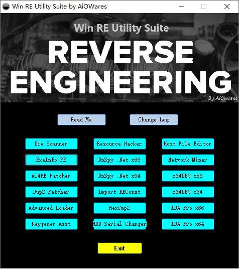 逆向实用程序套件 Windows RE Utility Suite v8.4 / v1.1.0 by Cerberus