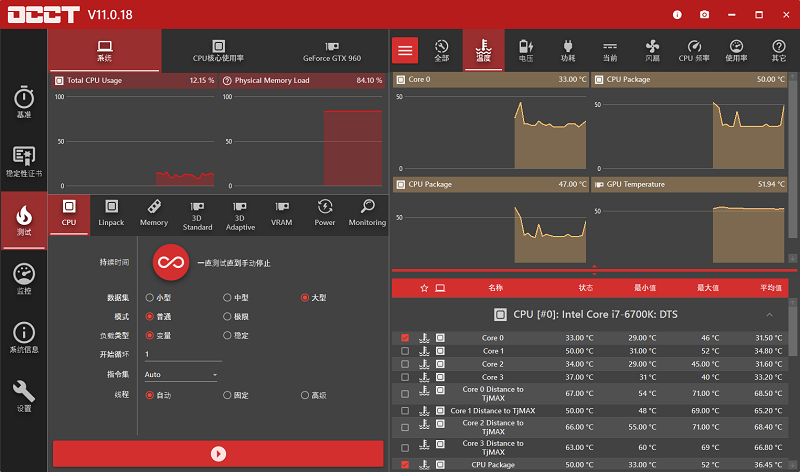 超频检查工具 OCCT v12.1.15.99